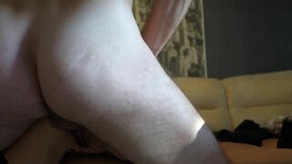 Amateur wife amazing dressed in stockings sucks hubby and gets laid