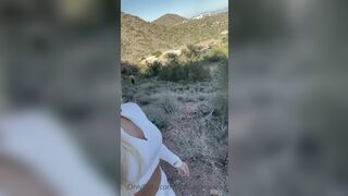 ScarlettKissesXO Outdoor Blowjob with Cum On Boobs