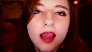 AftynRose ASMR Red Lipstick And Shoes Naked Tape Leak
