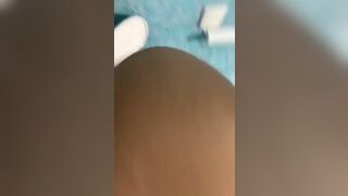 Hot amazing spanish girl masturbating in a nightclubs toilet
