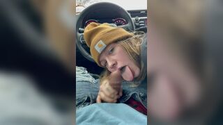 He pulled over & I sucked him off 
[Reddit Video]