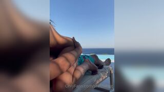 Stefbabyg Riding Cock Outside On Her Vacation Onlyfans Leaked Tape