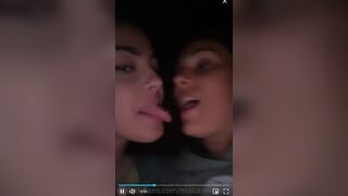 Malu Trevejo Kissing onlyfans Video Leaked