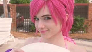 Amouranth Nude Fortnite Cosplay Teasing From Pool To Bed Video Leaked