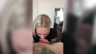 CourtneyySmoke Blowjob & Facial Cumshot Sex Video