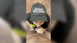 Daisyy.x KFC Worker Latina Giving Head Kneeling Down POV Leaked Onlyfans Video