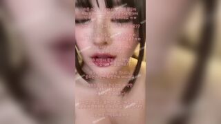 Doll Eyes Whore Sucks Dildo And Rub It On Her Pussy Video