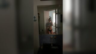 Overtimemegan Mirror View Of Her Skinny Body Tiktok Leaked Video