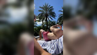 Overtimemegan Taking A Sunbath With Her Boyfriend Tiktok Leaked Video