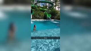 Gorgeous Charli D’Amelio Bikini Waterpark Tape Leaked