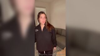 Gorgeous Megan McCarthy Sweatsuit Strip Onlyfans Tape Leaked