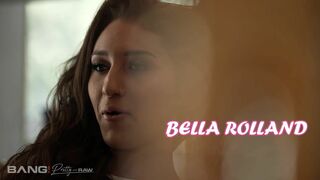 Curvy Hottie Bella Rolland Getting Into A Wild BBC Threesome