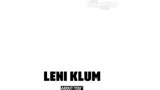 Top Leni Klum Poses in a Sheer Dress (8 Photos + Tape)