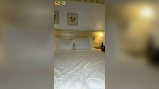 Horny Tan Lines Latina Masturbate Solo On Bed Video