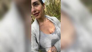Estephania Showing Tits And Wet Pussy Outdoor In Middle Of Forest PPV Onlyfans Leaked Tape