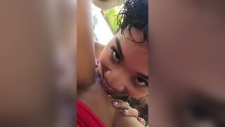 Gorgeous POV: Your gf eats your juicy pussy sooo good