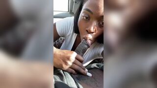 Teresa Lavae Blowjob Cum Swallowing Ebony Thot