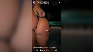 PaigeVanZant Show Her Ass while Chatting Leaked Video
