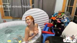 Kitty Cass Hot tub Scene