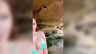Madison Kate Curvy Boobs Babe Solo In Beach