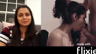 Indian Tiktok Whore Sucking Dick On Her Birthday Video