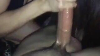 Amateur Hoe Gives Slopiest Blowjob To a Big Fat Till It Covered With Cum Cock Video