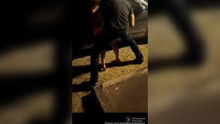 Yandralanna Blonde Hoe Gets Fucked By Stranger While Bend Over Against Car Video