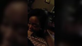 Crazy Black Hoe Sucking A White Dick In A Hotel Room Video