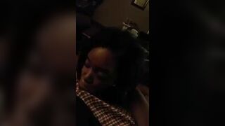 Crazy Black Hoe Sucking A White Dick In A Hotel Room Video