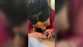 NRI Punjabi girl sucked boyfriend’s cock on the occasion of marriage
 Indian Video
