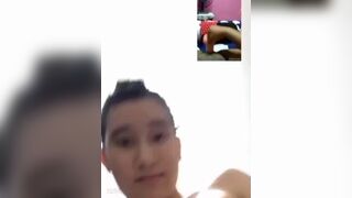 Nepali lesbian friends masturbate together on video call
 Indian Video