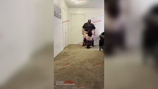 Horny Short Hair Slut Sucking A Fat Guy Video