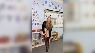 Sexy School Teacher Hot Dancing