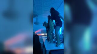 Sexy Blonde Babes Hot Dance At Party