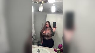 Mysterious Girl With Biggest Tits In The Mirror Video