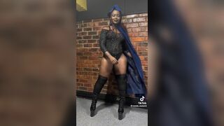 Venda.Melanin Busty Ebony Babe Sexy Cosplay Tiktok Video