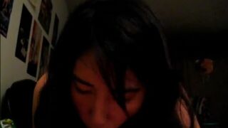 Yumi Asian Cute Girl passionately Sucking a Dick Hard Video