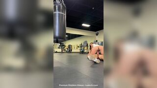 Sexy Gym Girl Sucks A Stranger's Cock And Gets Fucked While At Gym Video