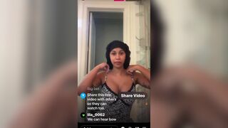 CardiB Big Booty Curvy Chick Live Leaked Video