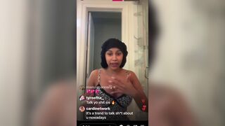 CardiB Big Booty Curvy Chick Live Leaked Video