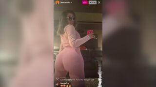 Cardi B Cute Ebony Babe Shakes Booty In Live Video