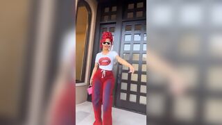 Cardi B Red Haired Model Slowly Twerks Her Booty Cam Video