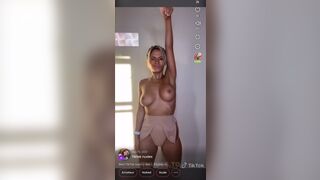 Theericanorth Beautiful Thot Undressing While Sexy Dance TikTok Video