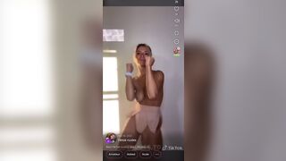 Theericanorth Beautiful Thot Undressing While Sexy Dance TikTok Video