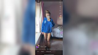 Belleolivia3 Cute Teen Baby Showing Her Tits And Pussy Teasing TikTok Video