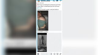 Sammi_Dela Bitchy Girl Having Fun Online Sending Nudes Snapchat Leaked Video