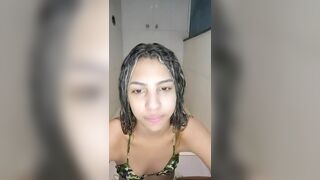Brown Teen Slut With Small Tits Removes Clothes And Sexy Dance While Shower Video
