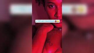 Hot Busty Ebony Babe Show Some Nudes Cam Video
