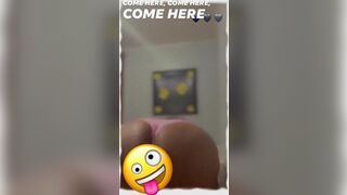 Thick Ebony Slut Twerks Her Big Booty Video