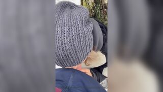 Sophielaurenxxo Sucking A Cock In Snow Winter Outdoor OnlyFans Video